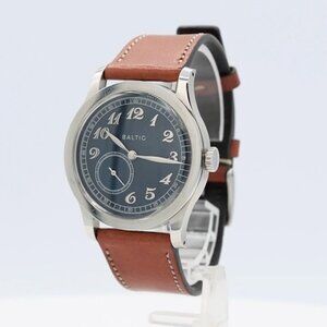 36mm Baltic MR Classic Blue 30 Jewel Men's Automatic Wristwatch 5000A France